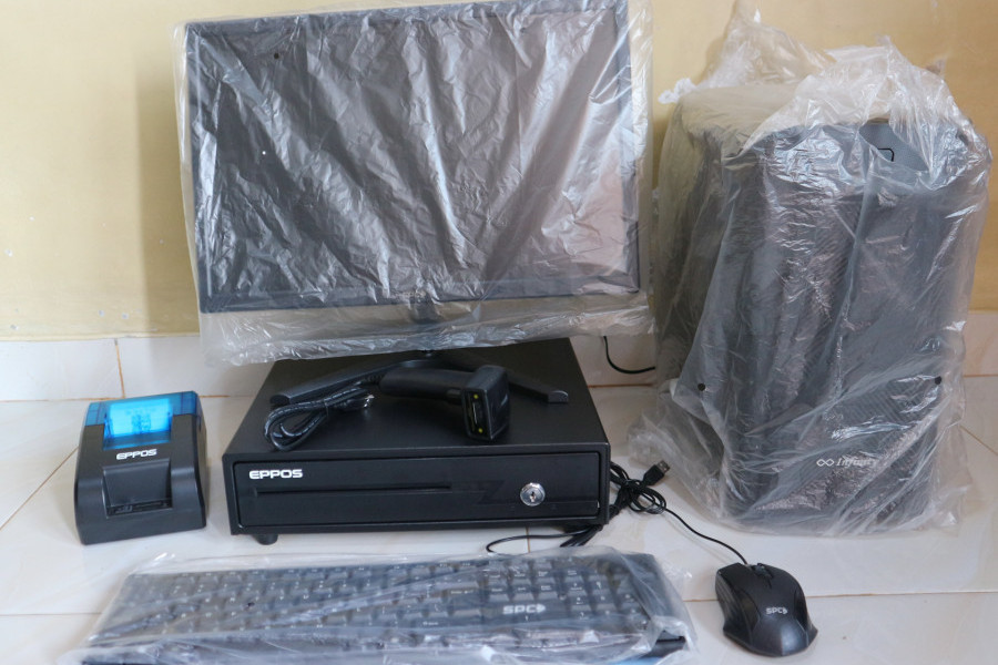 SET PC Kasir khusus Agen Toko Retail dan konter LENGKAP
